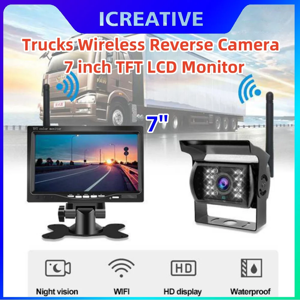 กล้องมองหลังไร้สาย HD ขนาด 7 น - Rear Camera For Car บทวิจารณ์และราคา